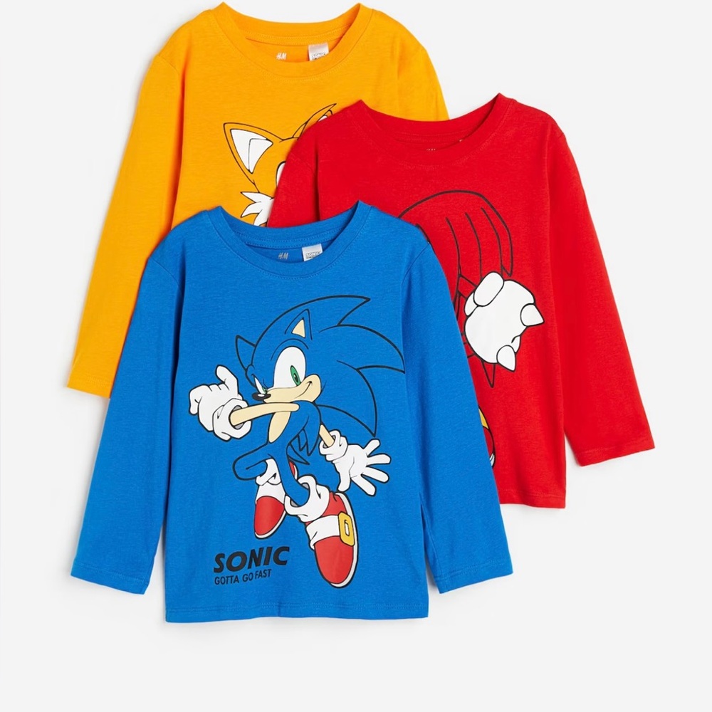 Kids Sonic shirts 3t/4t